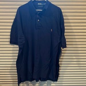 Pre owned Polo Ralph Lauren 3XLT Polo shirt.  Blue with multicolored horse.